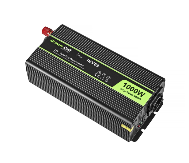 Green Cell Przetwornica napięcia 12V na 230V 1000W/2000W - 548221 - zdjęcie 4